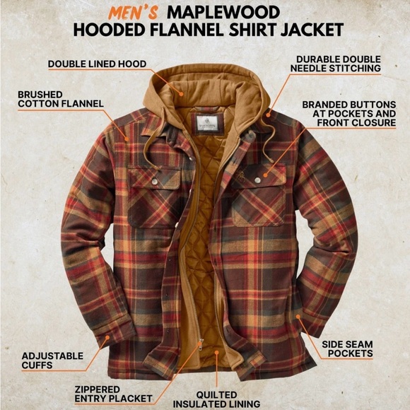 Legendary Whitetails Men's Blue Plaid Shirt Jacket NWT - Picture 2 of 8